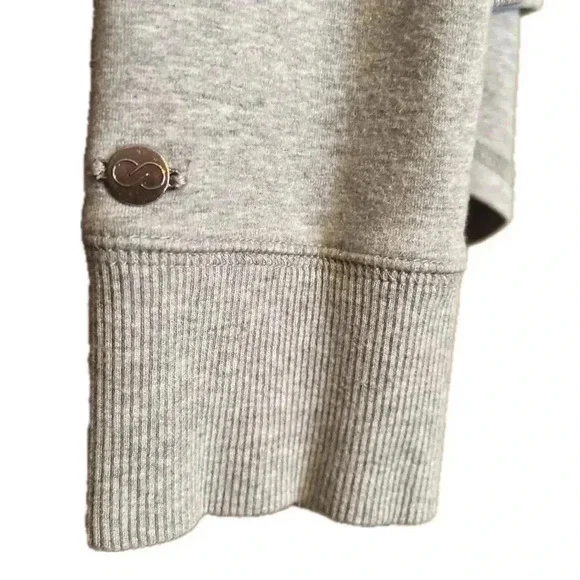 CALIA BY CARRIE UNDERWOOD OPEN FRONT HOODED WRAP HEATHER GRAY SZ L - Picture 6 of 9